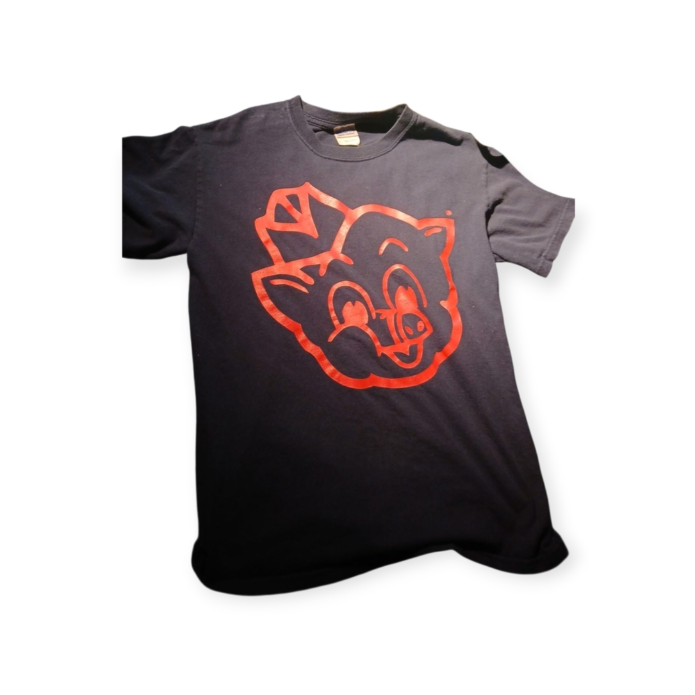 Gildan Black Tee with Red Graphic